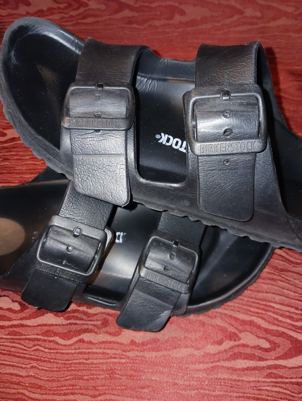 BIRIKENSTOCK Black Sandles Size 38 - Picture 4 of 9